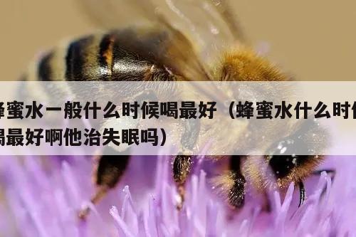 蜂蜜水一般什么时候喝最好（蜂蜜水什么时候喝最好啊他治失眠吗）